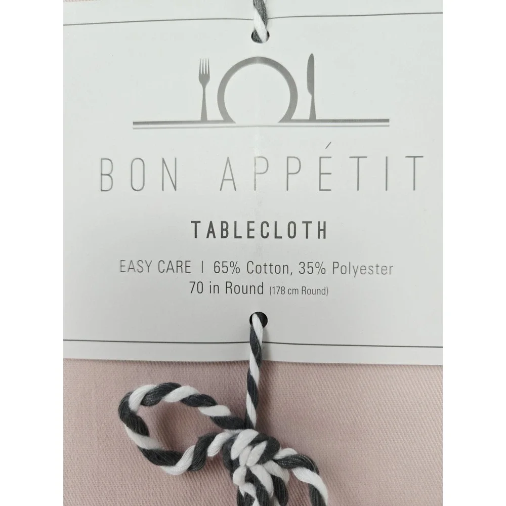 Windham‎ Home Bon Appetit Tablecloth Pink 70